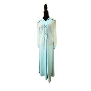 Vintage Seymore Levy Blue Maxi